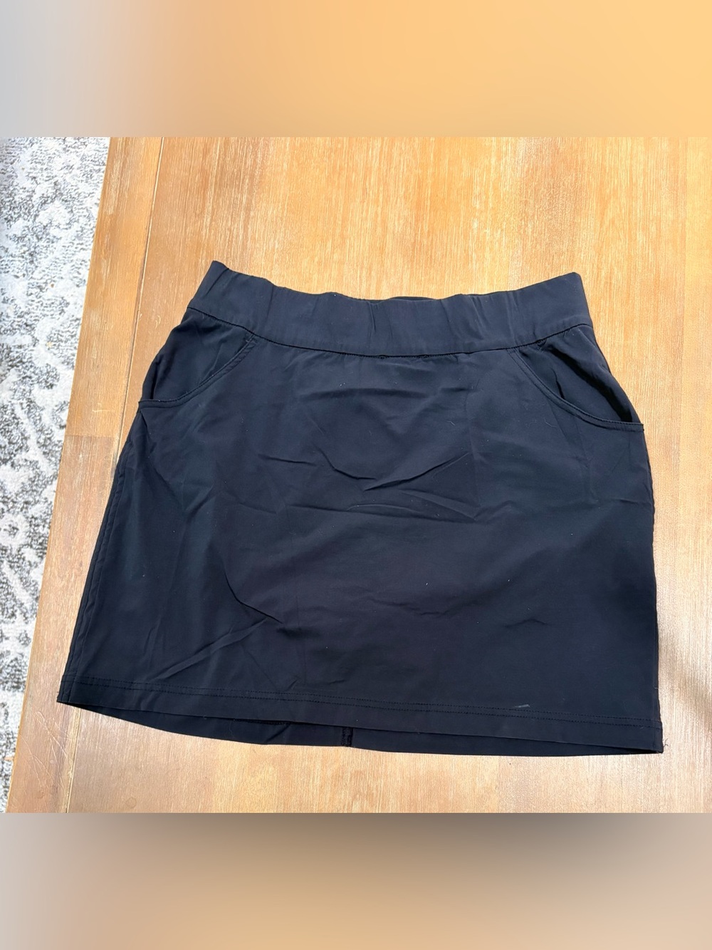 Columbia Black Mini Skirt with Pockets